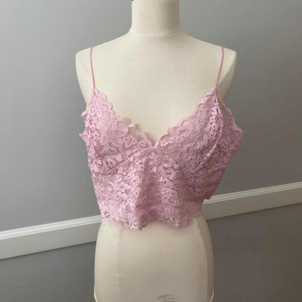 Lace Cropped Cami/Tank